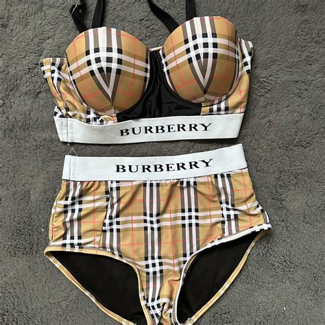 burberry bikini women's|burberry bikini swimsuit.